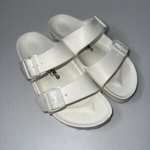 Birkenstock Women’s Arizona Eva Eggshell White Size 39